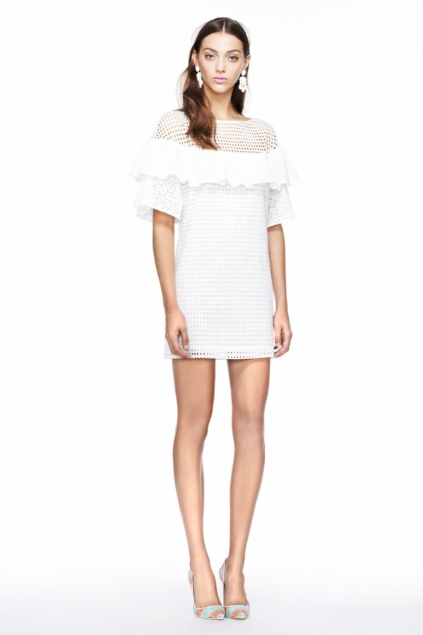 Robe courte blanche 2026, photo