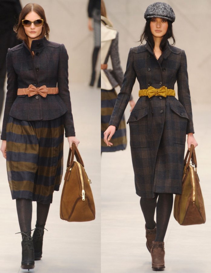 Vêtements de la collection Burberry