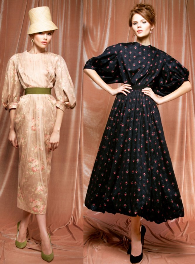 Robes de la collection d'Ulyana Sergeenko