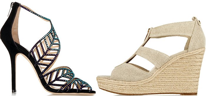 Sandales Jimmy Choo et Michael Kors