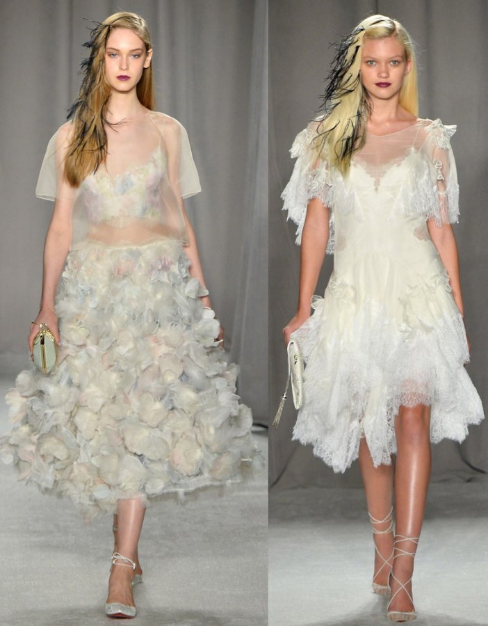 Robes bouffantes Marchesa
