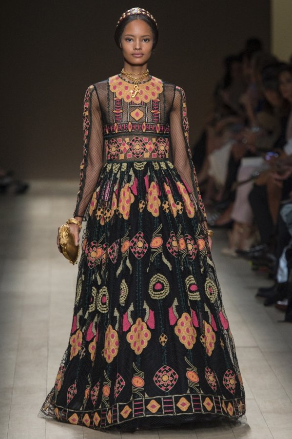Robe duveteuse Valentino
