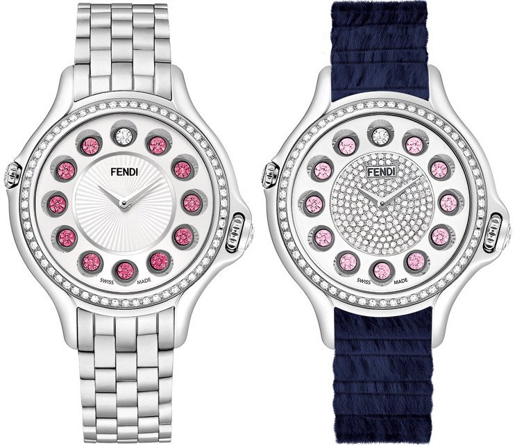 Montre bracelet en vison