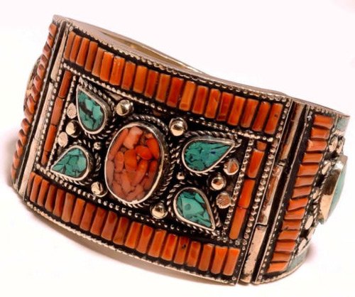 Décoration corail rouge