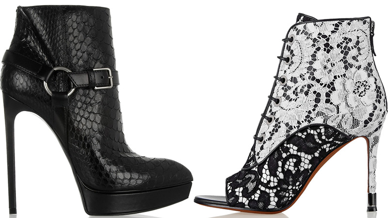 Bottines à talons hauts