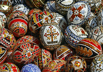 Oeufs de Pâques à colorier