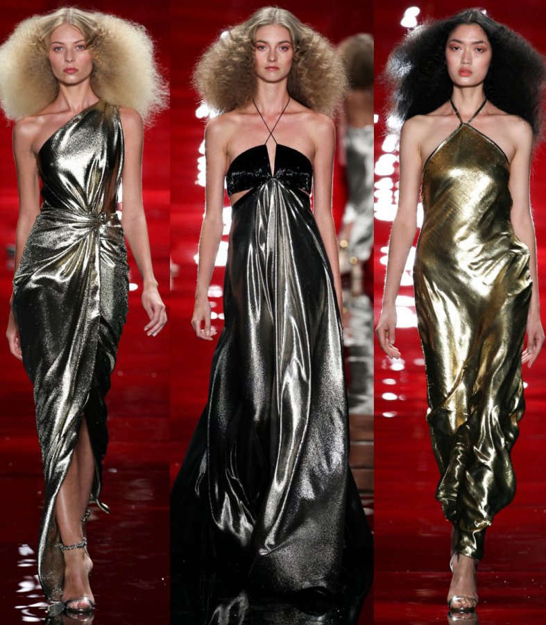 3 robes brillantes Reem Acra
