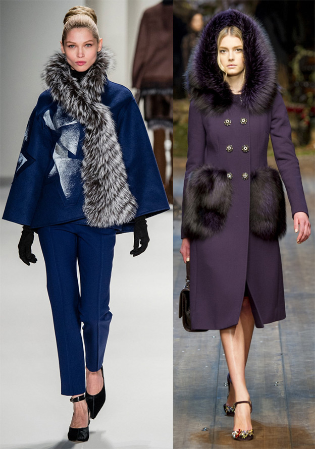 Manteaux à la mode des collections 14-15