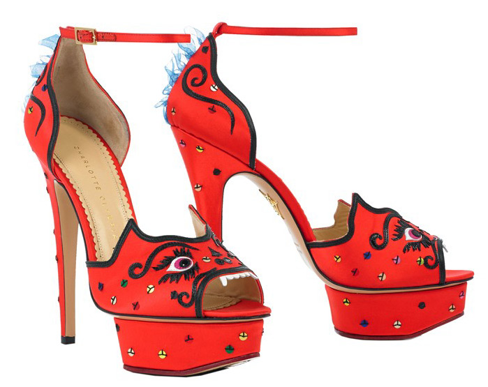 Sandales Charlotte Olympia rouges