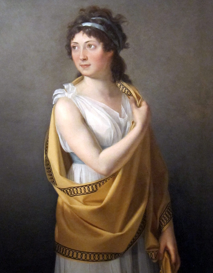 Coiffure femme style Empire