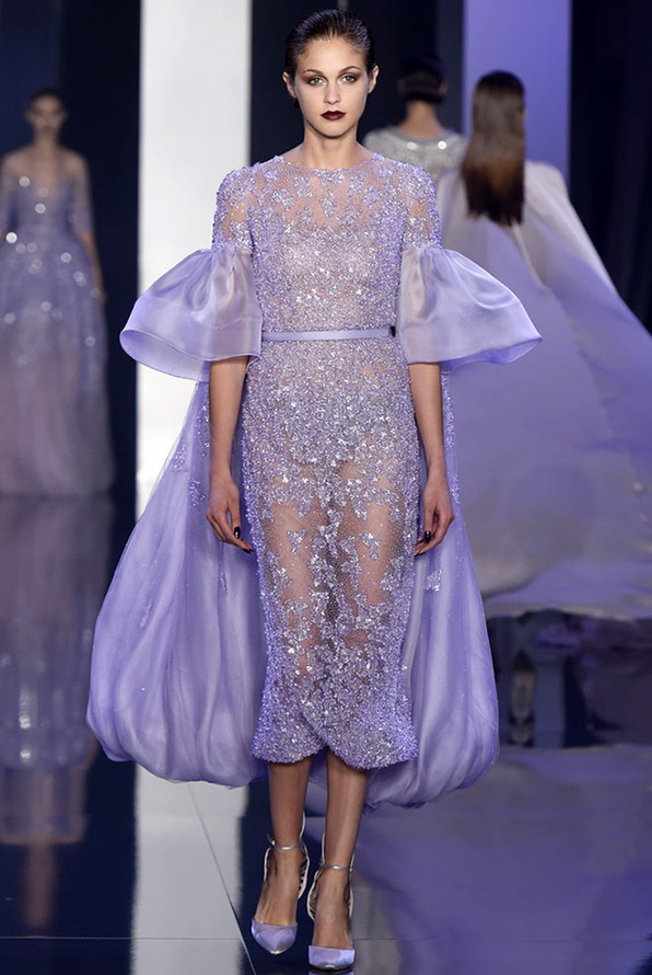 Robe lilas Ralph & Russo