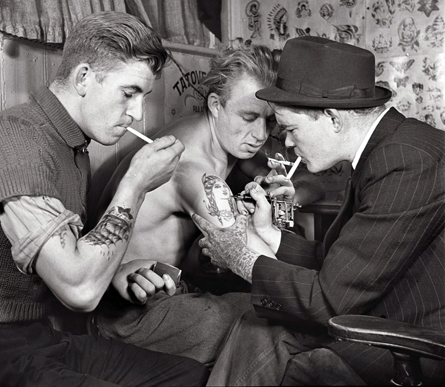 Tatouages ​​- photo vintage