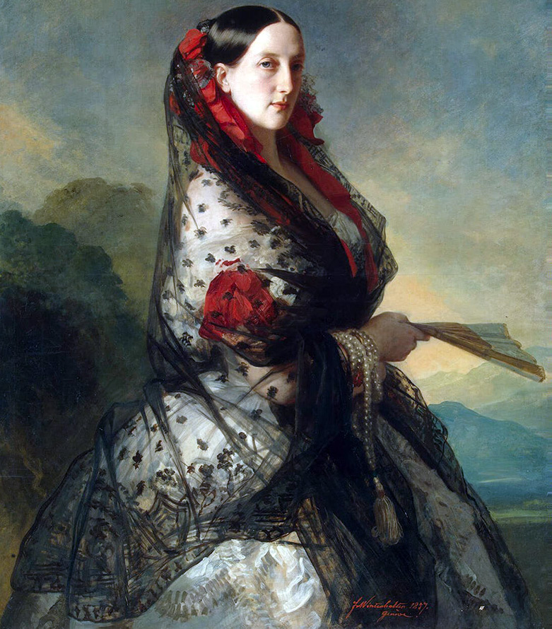peinture de l'artiste Winterhalter