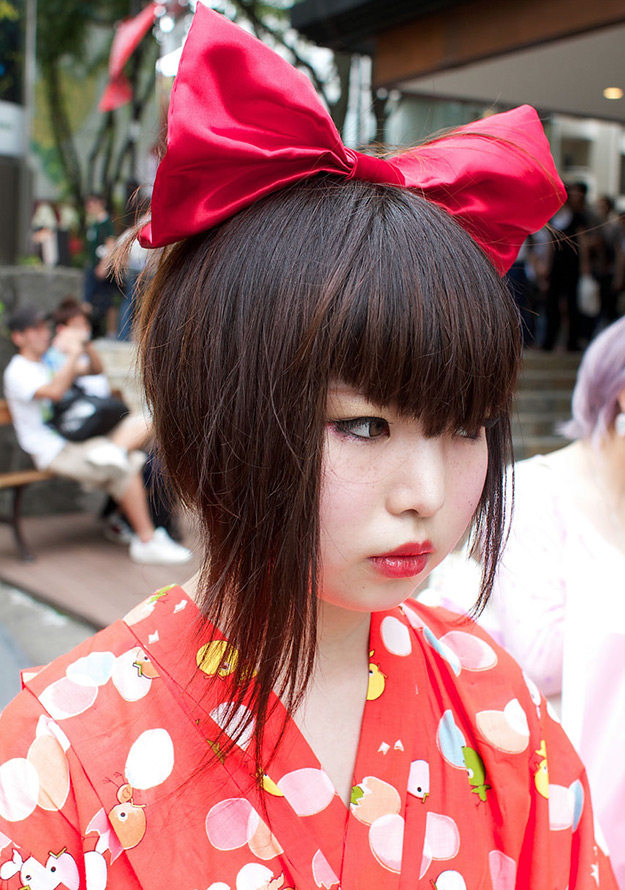 Fille japonaise - coiffure