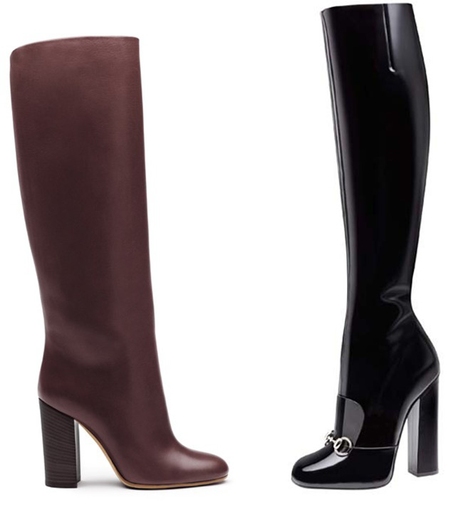 Bottes Bally et Gucci
