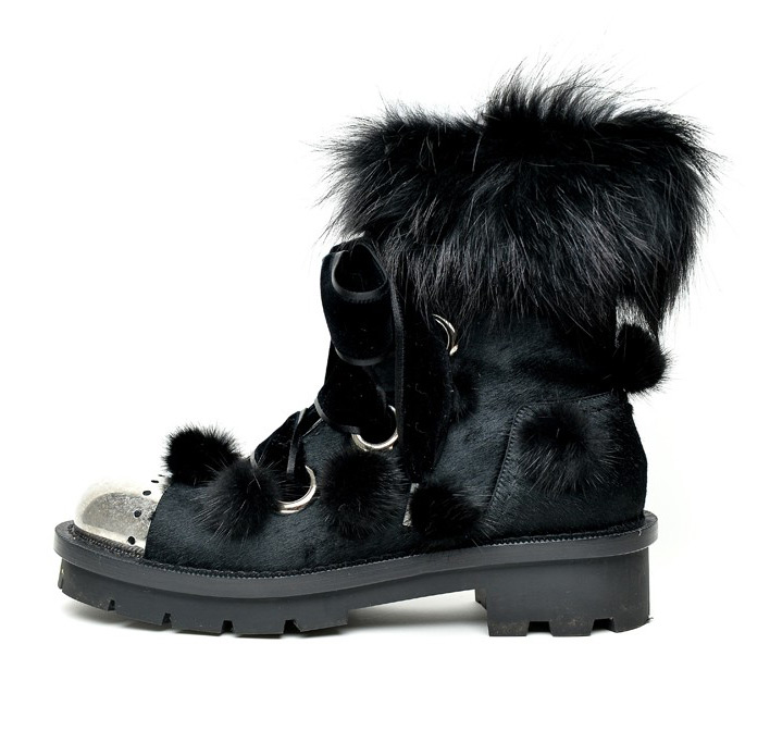 Chaussures fourrure automne-hiver