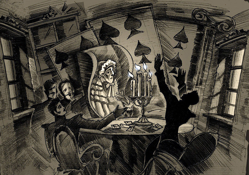 Bois des Iles et la Dame de Pique