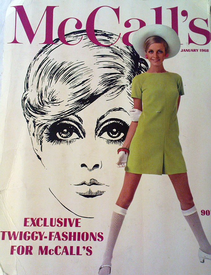 Modèle Twiggy - photo de couverture