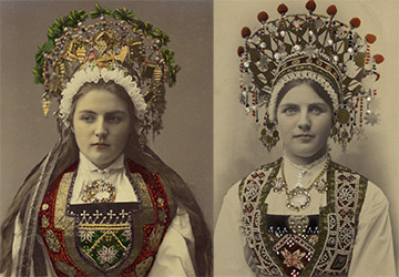 Tenues fabuleuses des mariées du Nord