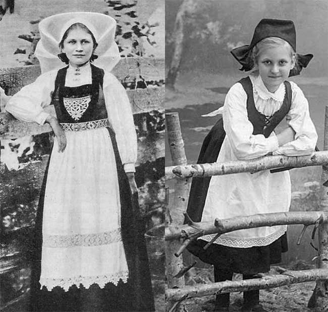 costume norvégien pour femme