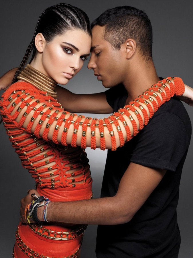 Olivier Rousteing et Jenner Kendall