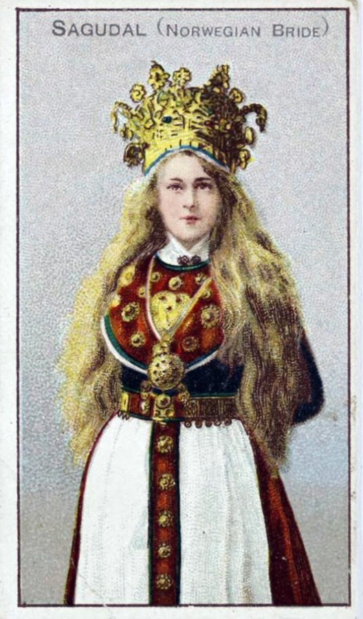 Tenue de mariage pour fille norvégienne