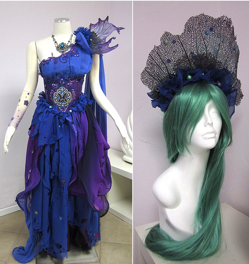 Tenue de nymphe de la mer