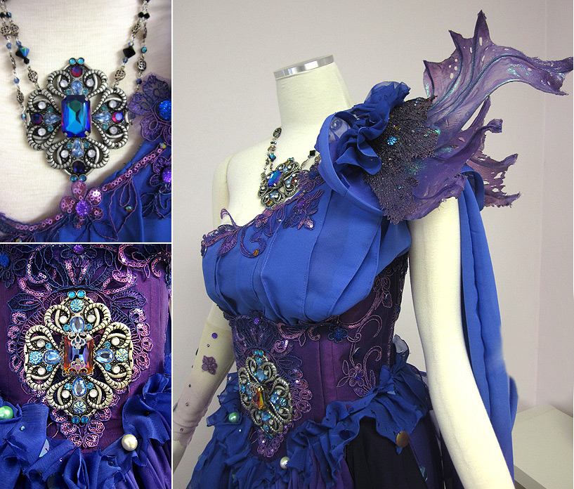 Tenue de nymphe de la mer