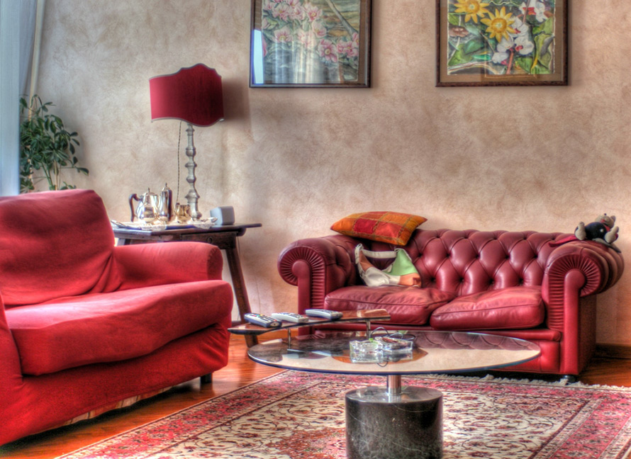 Tapis dans la chambre