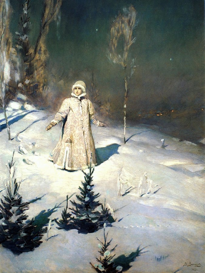La fille des neiges dans la peinture de Vasnetsov