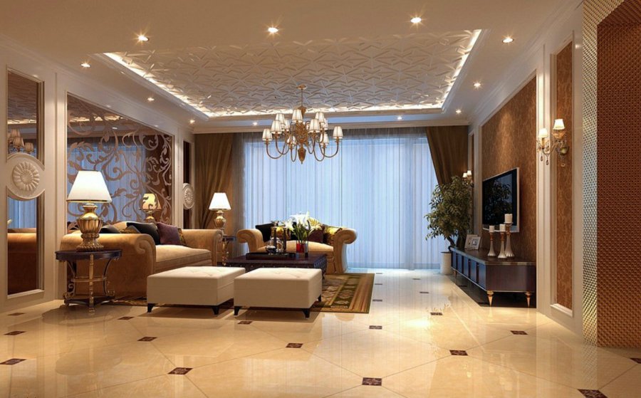 Miroir dans le salon