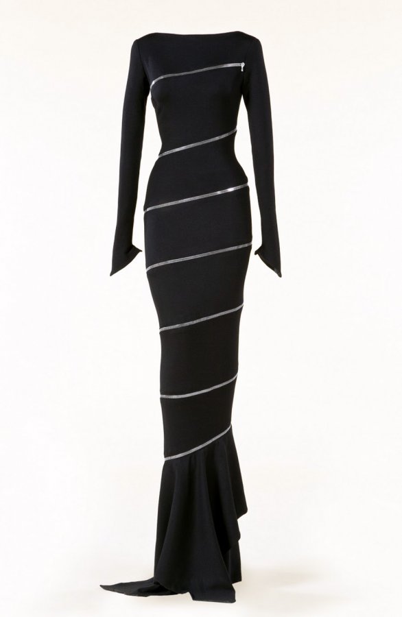 Robe avec fermeture éclair