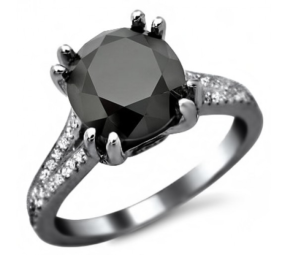 Bague en or noir