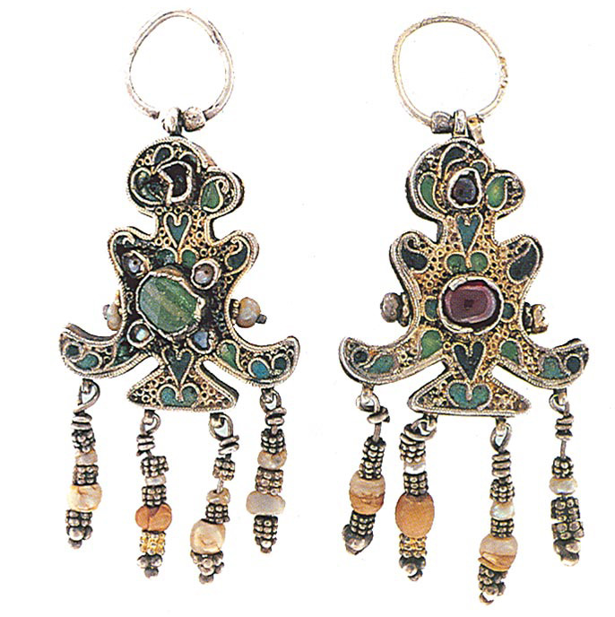 Boucles d'oreilles russes