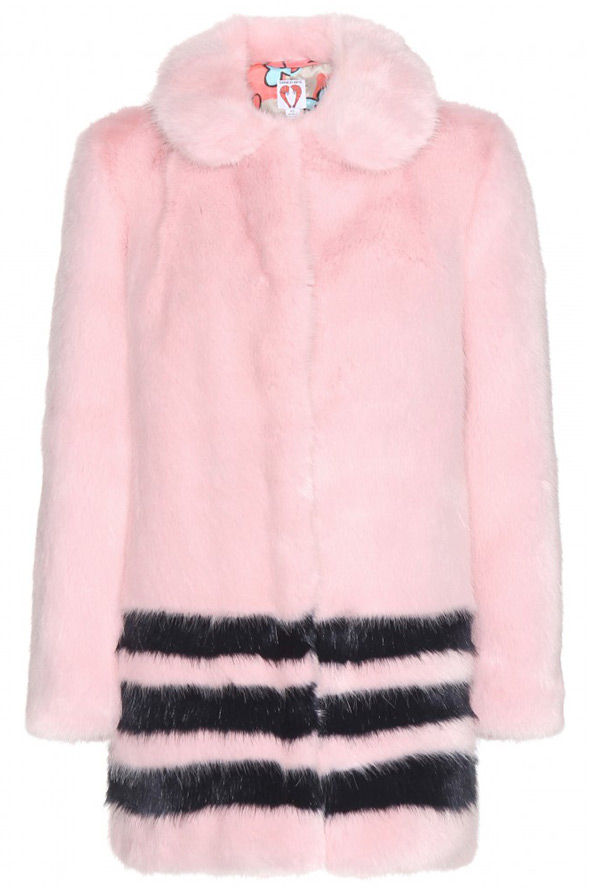 Manteau de fourrure rose 2025-2026