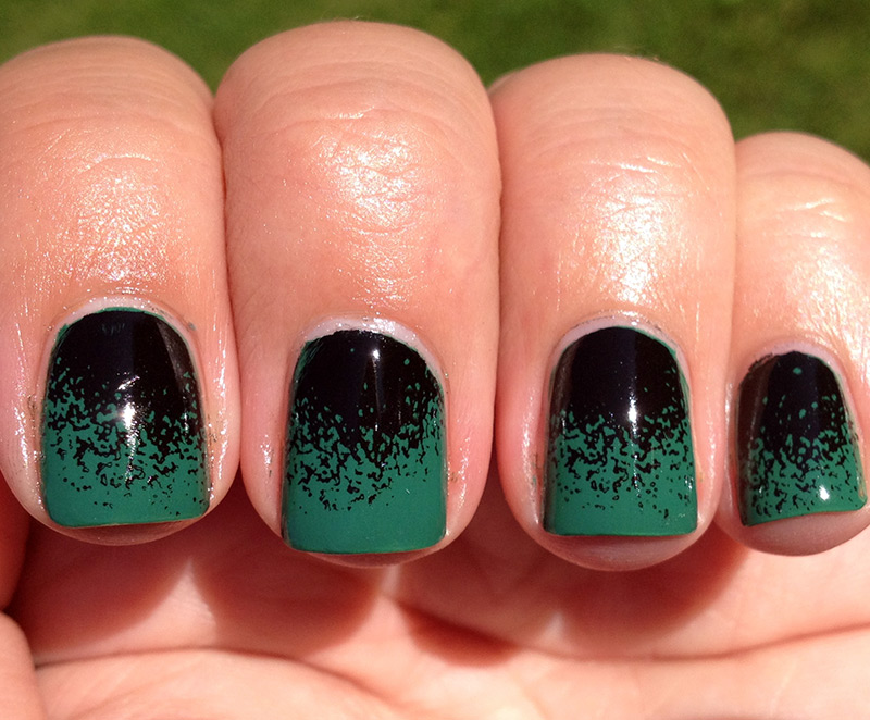 conception d'ongles dégradés