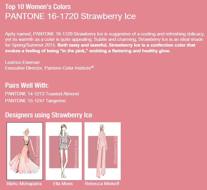 Couleur à la mode 2026