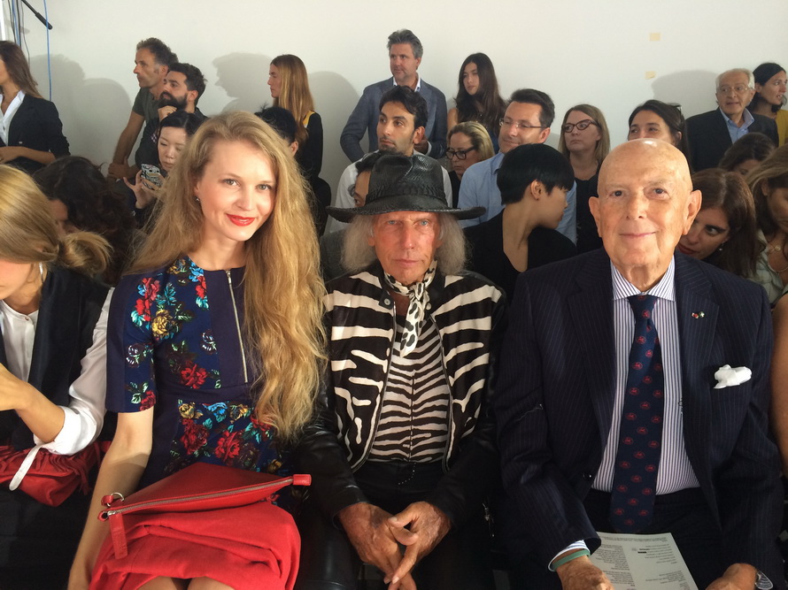 Première rangée du défilé Costume National MFW SS 2026