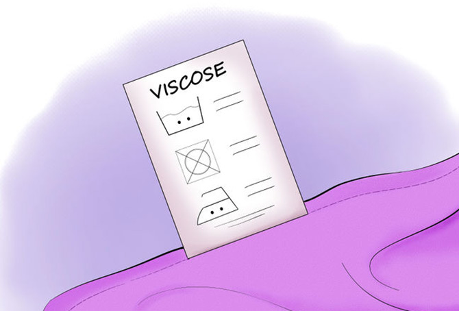 Entretien des produits en viscose