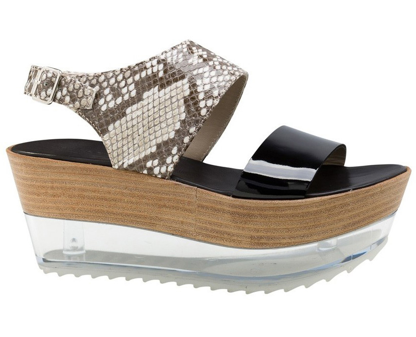 Chaussures compensées printemps-été 2026