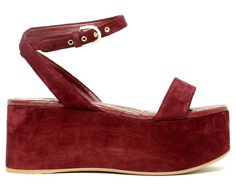 Chaussures compensées printemps-été 2026