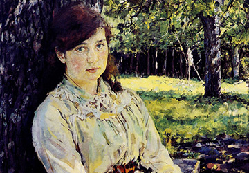 Fille éclairée par le soleil