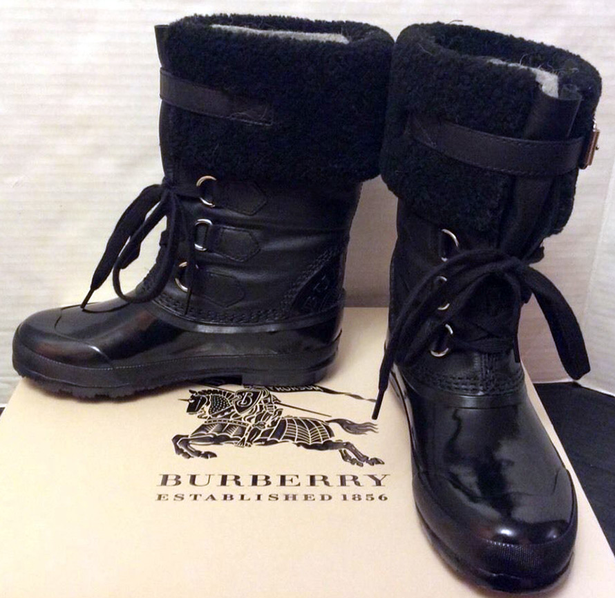 bottes de pluie Burberry
