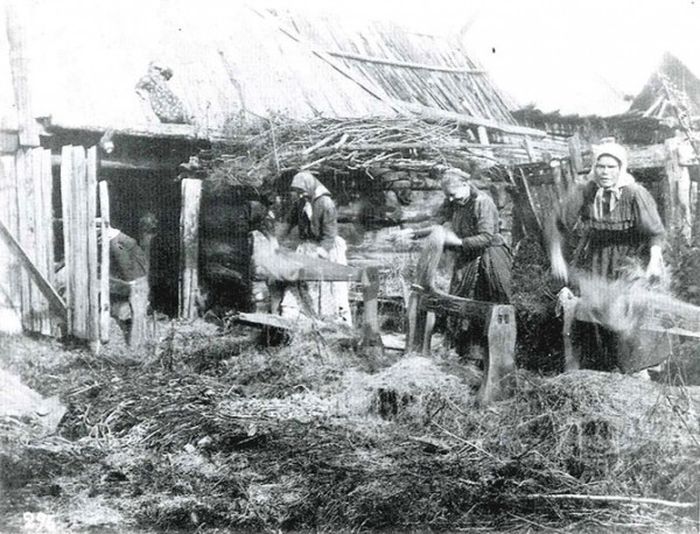 Fabrication de tissus de lin