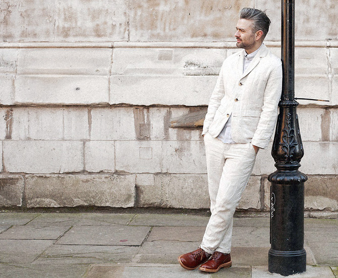 Costume homme en lin