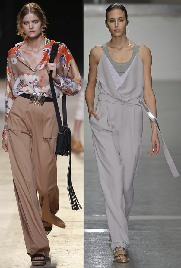 Pantalon large palazzo