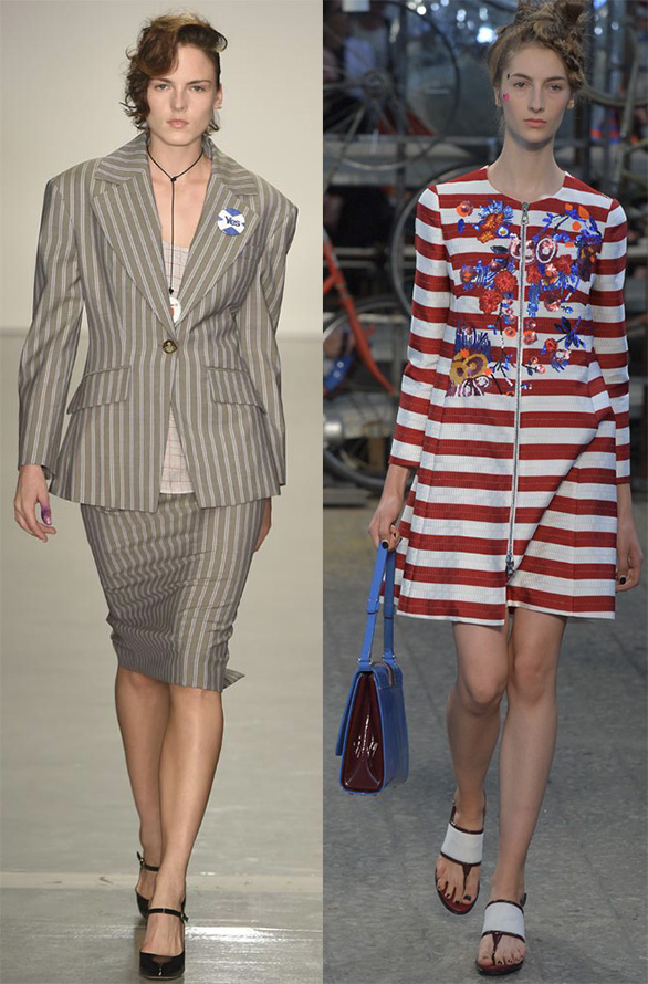 Imprimé rayé dans les collections 2026