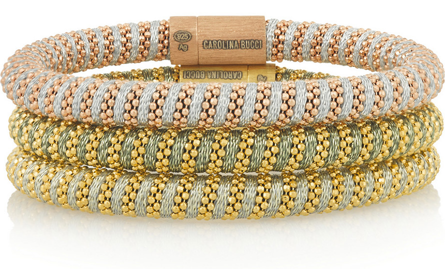 Bracelet large en or