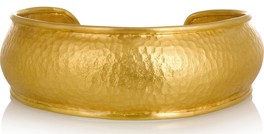 Bracelet large en or