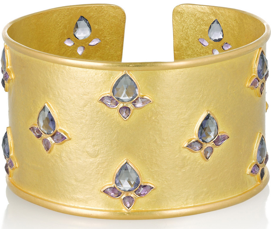 Bracelet large en or